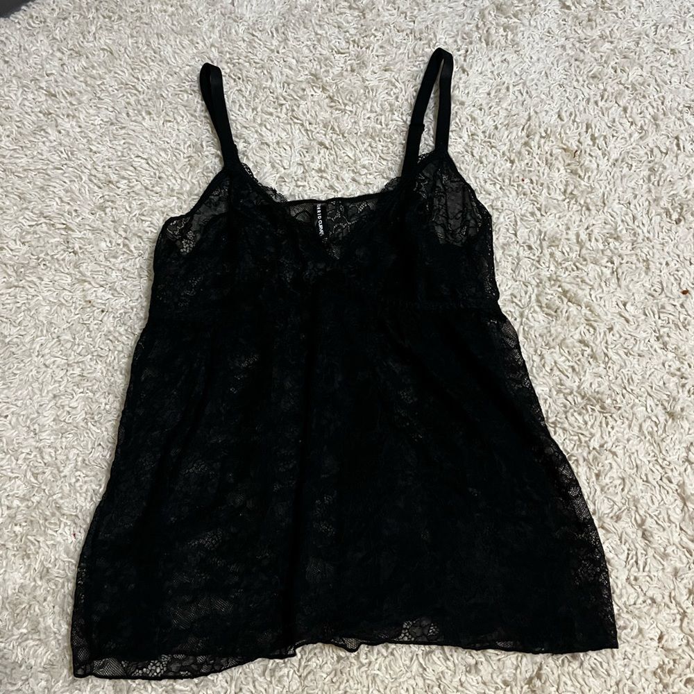 Torrid Curvy Lace Babydoll lingerie top size 2